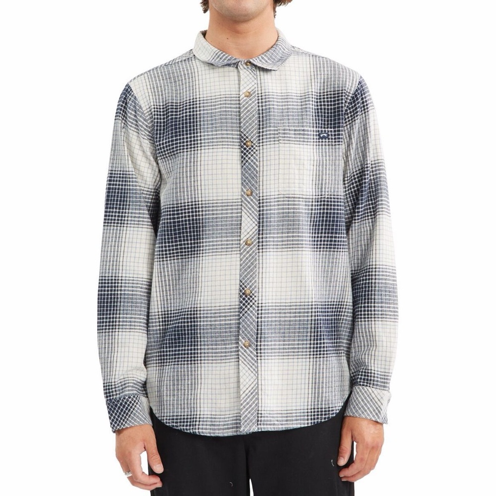 NWT Billabong Coastline Mens Flannel LARGE